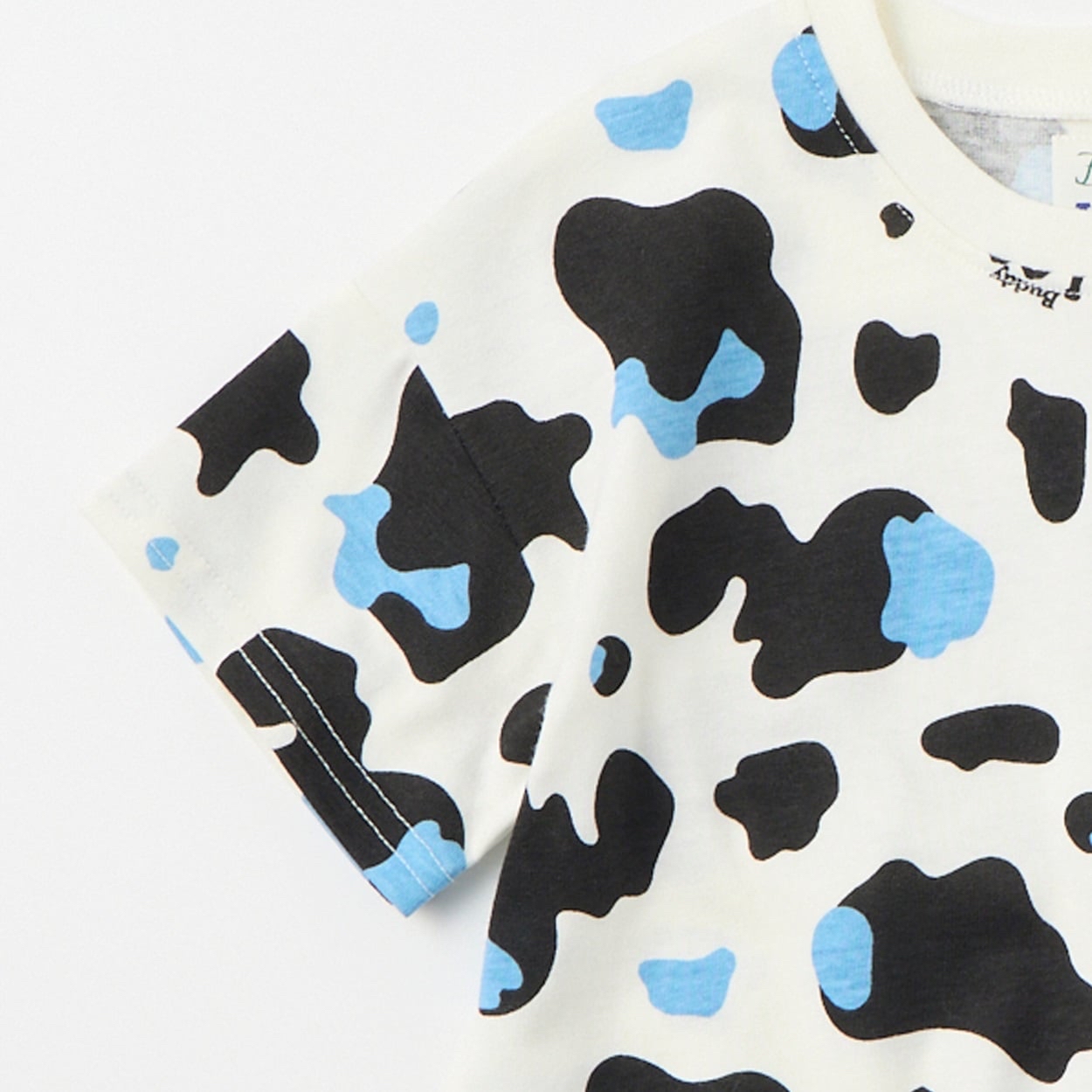 🇯🇵預訂 日本直送🇯🇵Buddy Lee 兩色標誌刺繡口袋乳牛紋印花短袖T恤