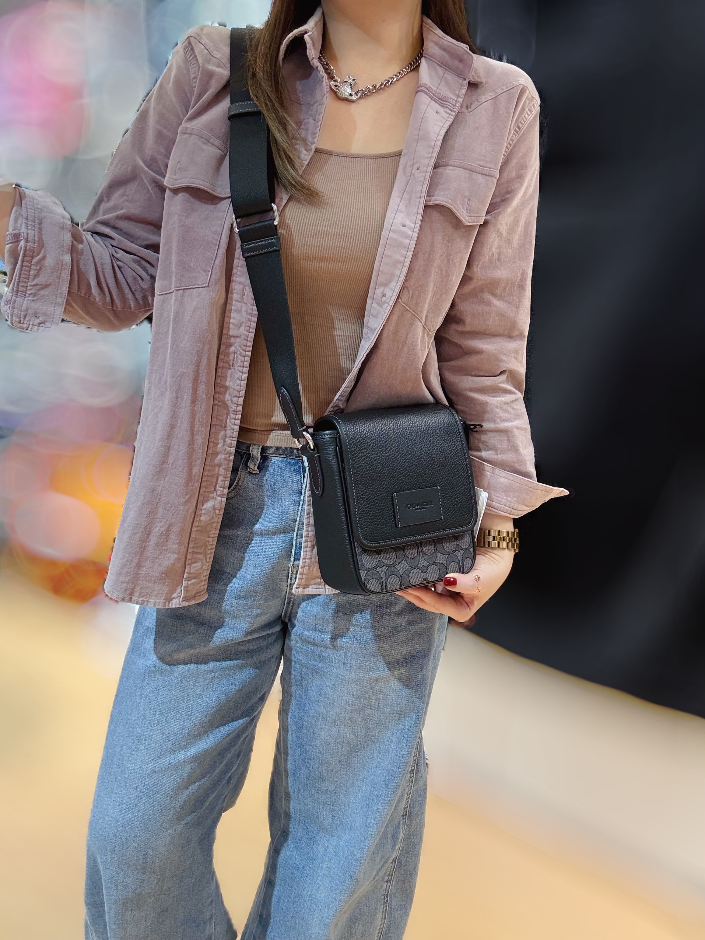 Coach Lucas crossbody blk/m