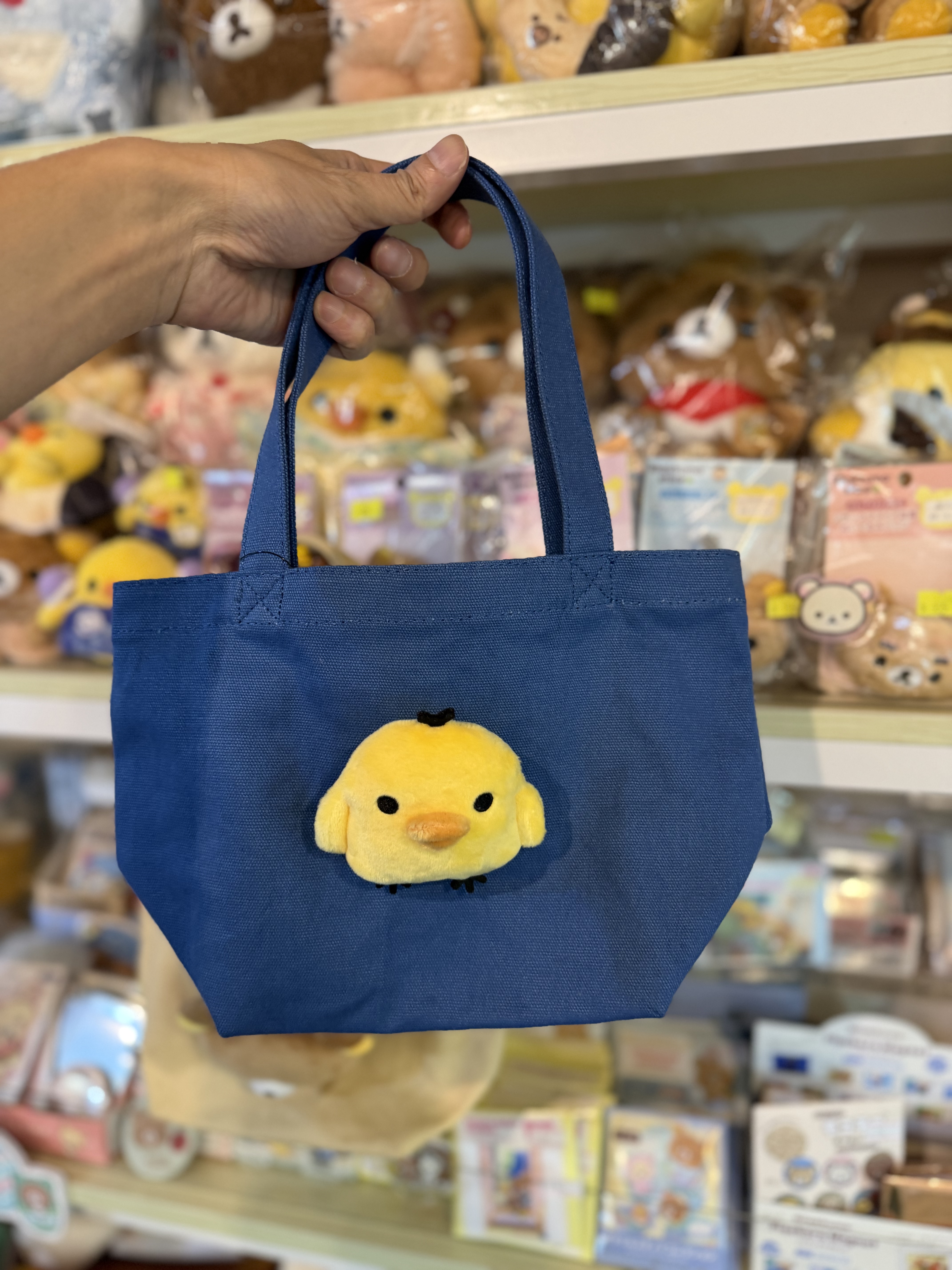 《現貨》全新日本專店限定 Rilakkuma立體頭仔手挽袋