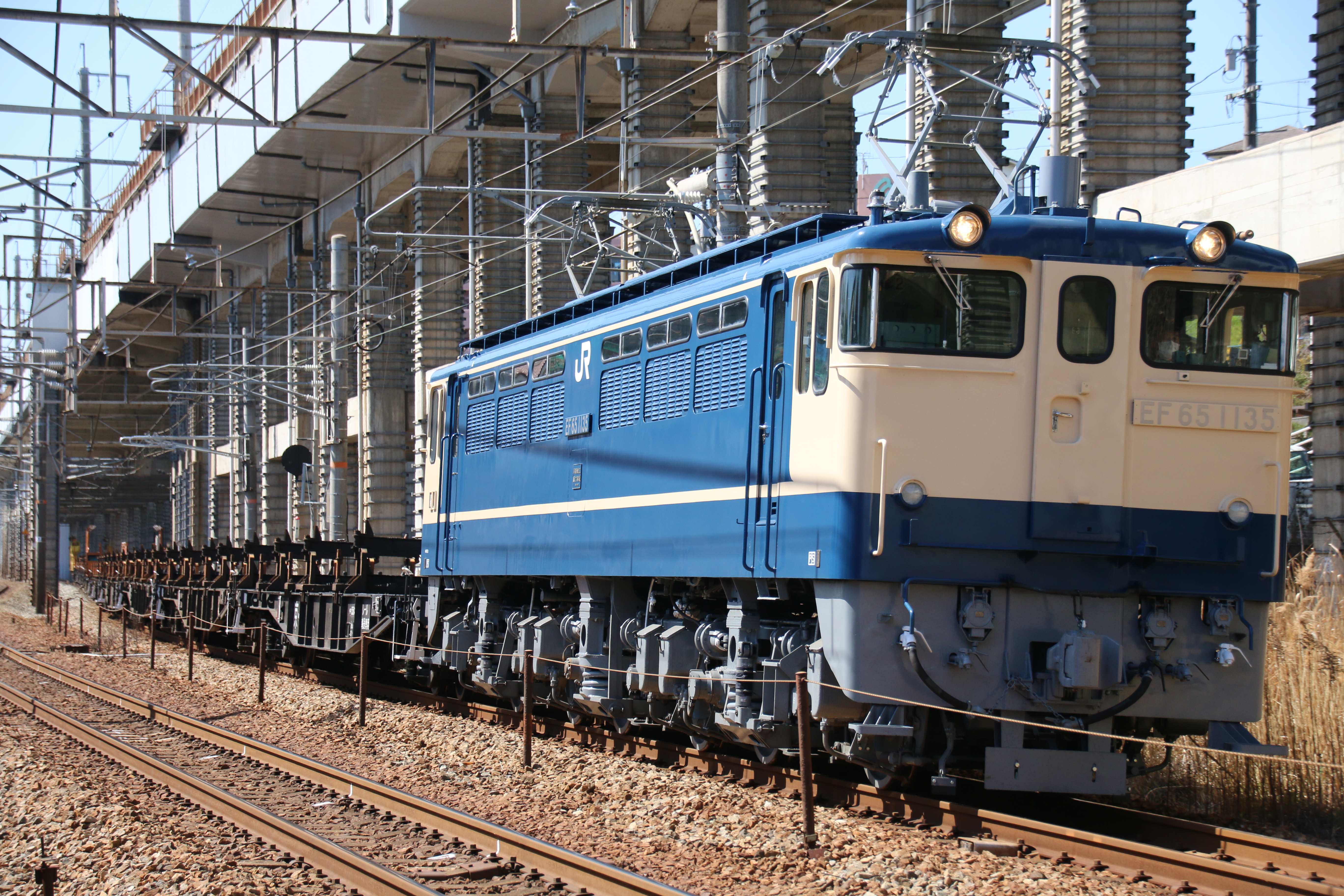 日本JR EF65-1000系列電力機車（灰色轉向架）Tomix N 12101