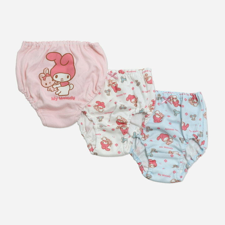 🇯🇵預訂 日本直送🇯🇵My Melody印花女童純棉內褲三件套裝