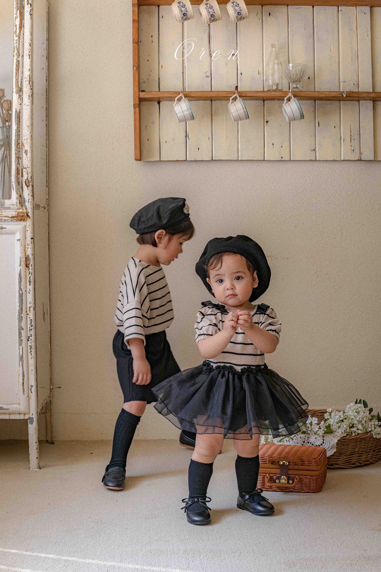 🇰🇷oren包屁裙/set black