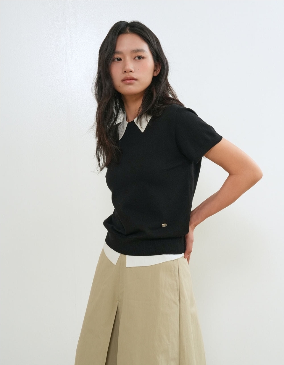 General Idea 假兩件式針織上衣