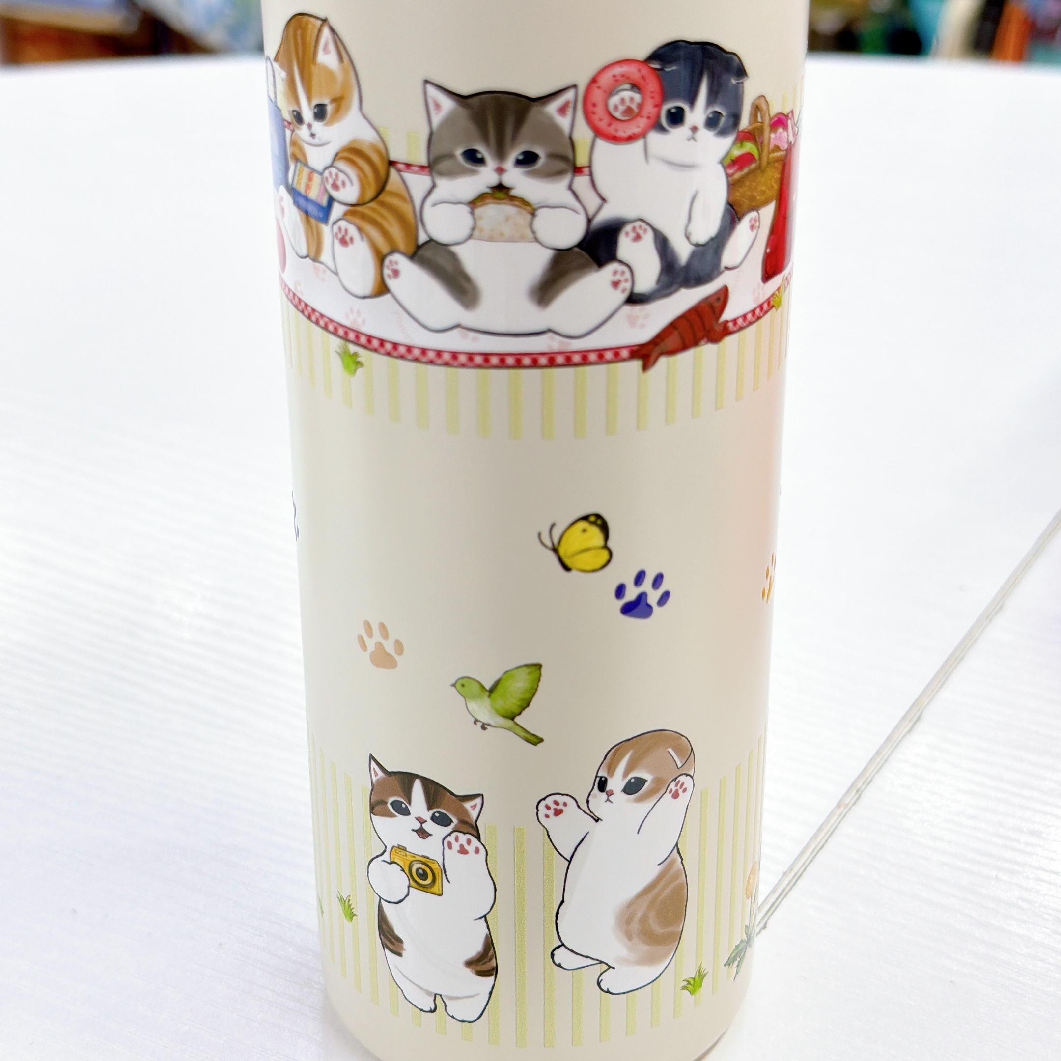  日本直送 mofusand 480毫升/350毫升 保溫杯雙重真空，保溫六至八個鐘頭