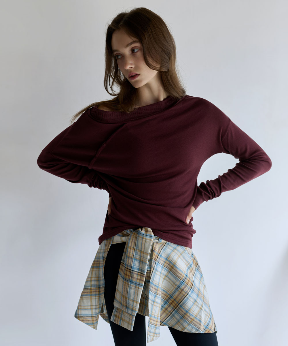 預購_DEVI-T0167Grace Shoulder Long Sleeve 