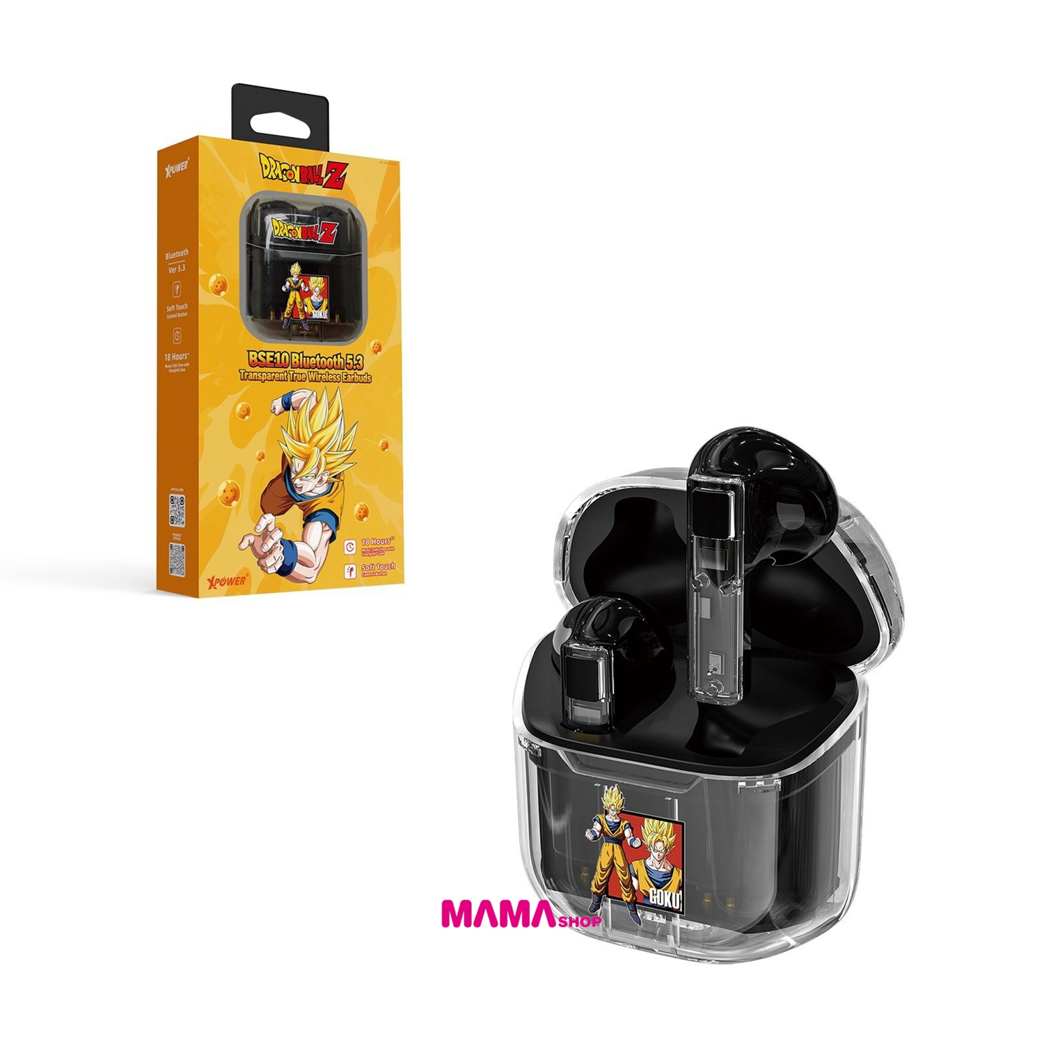 龍珠 BSE10透明真無線5.3藍牙耳機(悟空)