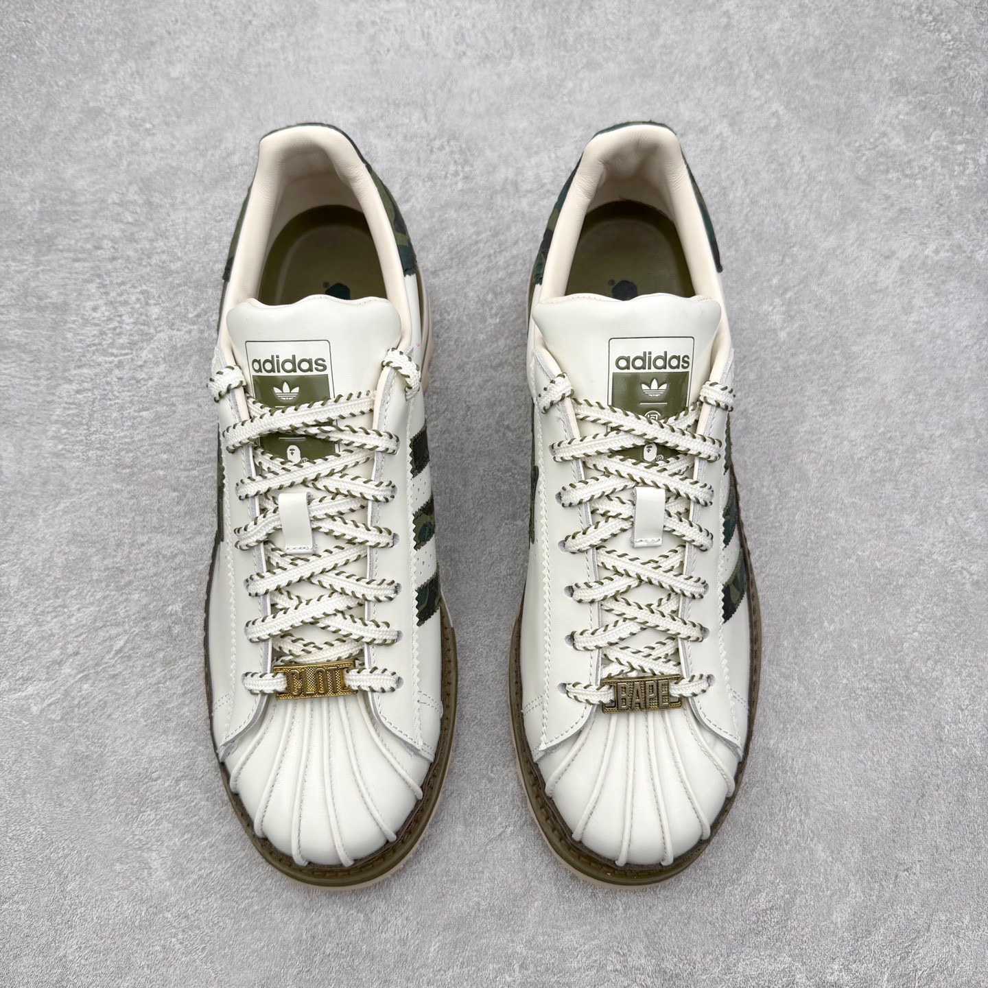 adidas SuperstarCLOT by Edison Chen x Bape Off White KJ1473 