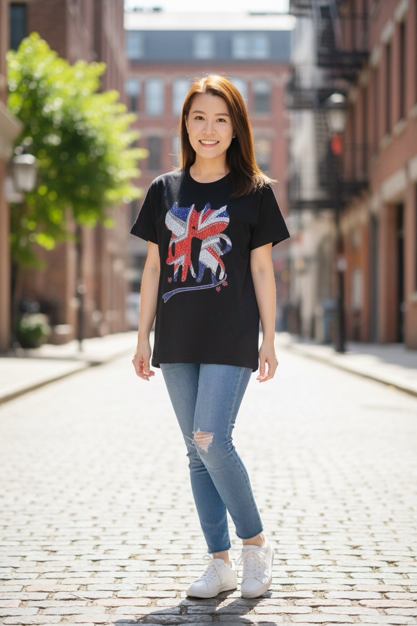 Catsfriends Union Jack Tee