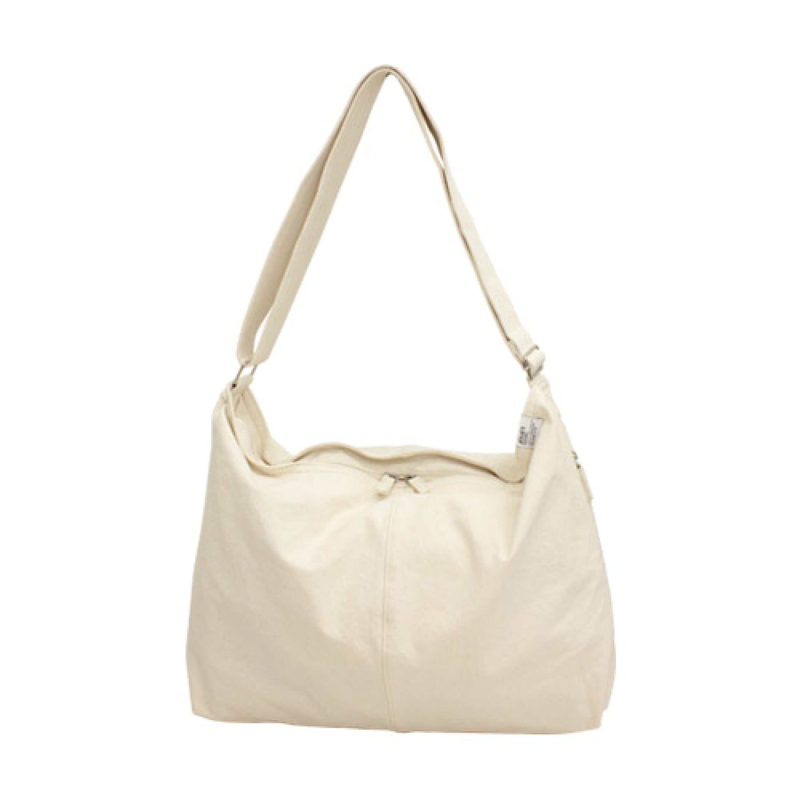 Jouet米色 帆布單肩包，斜背包