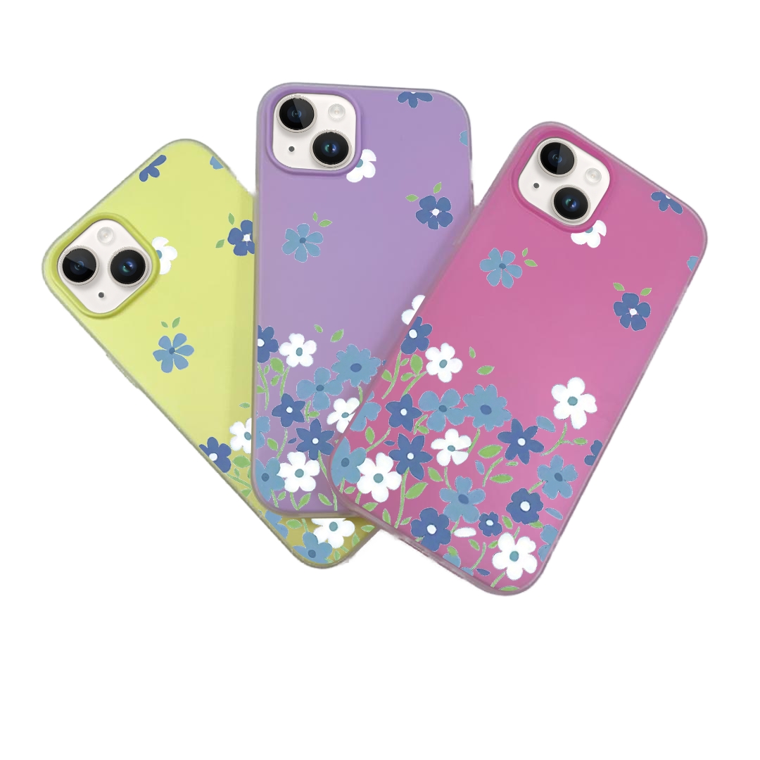JELLY CASE PHONE FOR IPHONE - DESIGN FLOWER C