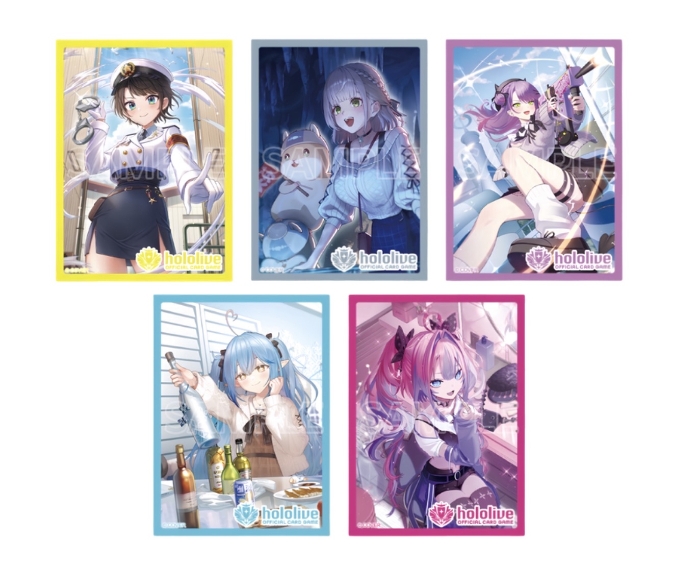 hololive OFFICIAL CARD GAME - 卡套 大空スバル/白銀ノエル/常闇トワ/雪花ラミィ/綺々羅々ヴィヴィ 