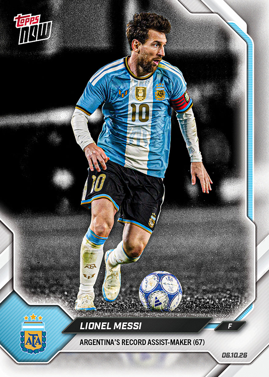 Lionel Messi - 2026 Argentina Topps NOW® Final Farewell 原封紀念包【團購】