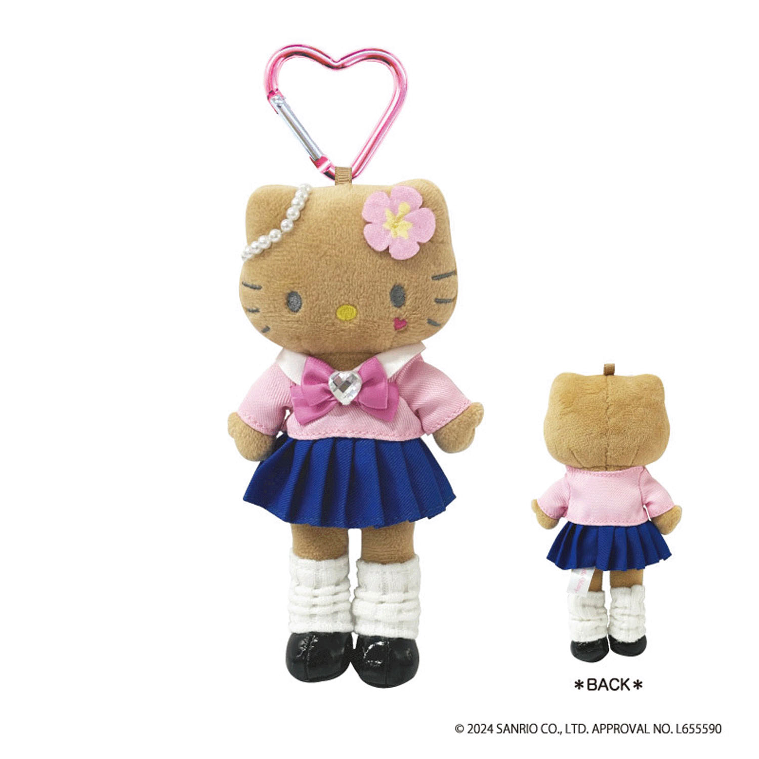 Sanrio - 長腿公仔掛飾 (日燒校服Hello Kitty款)