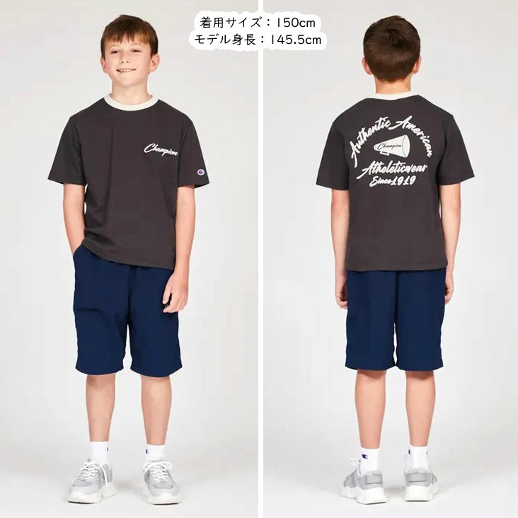 🆕【⭐訂購⭐】🌀 🇯🇵 日本直送 #Champion 寛鬆版型 復古風 草書刺繡 短袖Tee［3款選］🌀 [ELDA-0186]