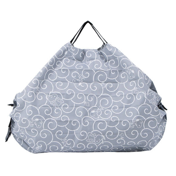 現貨｜Snoopy 日本 Shupatto Compact Bag 可摺 環保袋 M Size (唐草花紋 SPZ-4368)