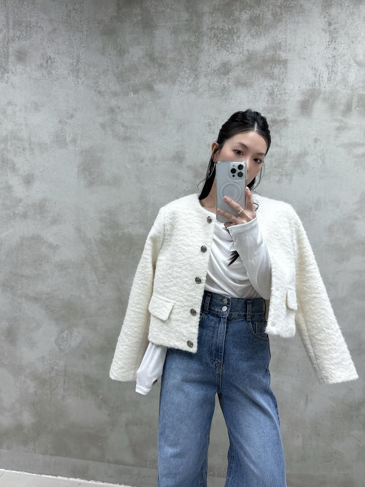 絨毛小香風外套