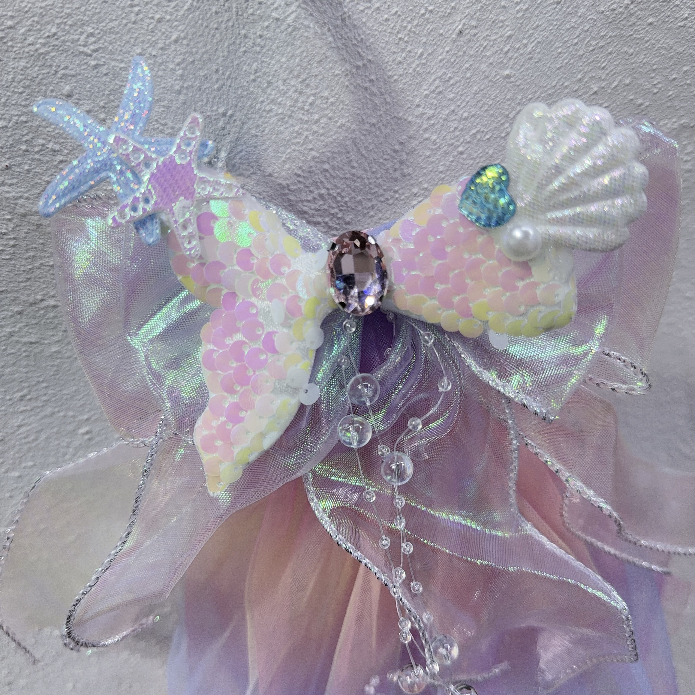 Mermaid Long Hair Veil (Clip-in Style) 美人魚長頭紗 - 髮夾款