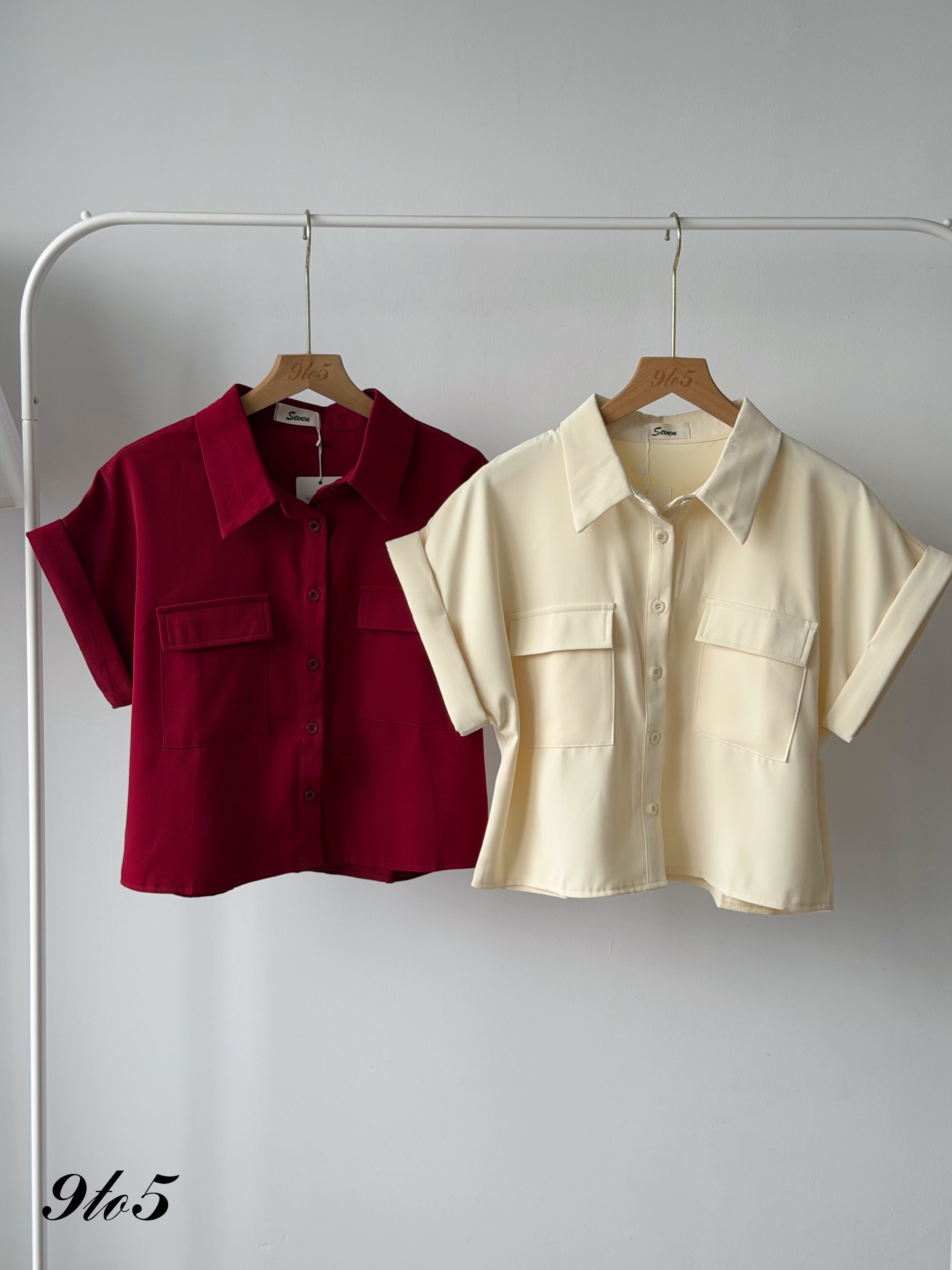 T4465 Cape Sleeve Shirt - 5 Colors