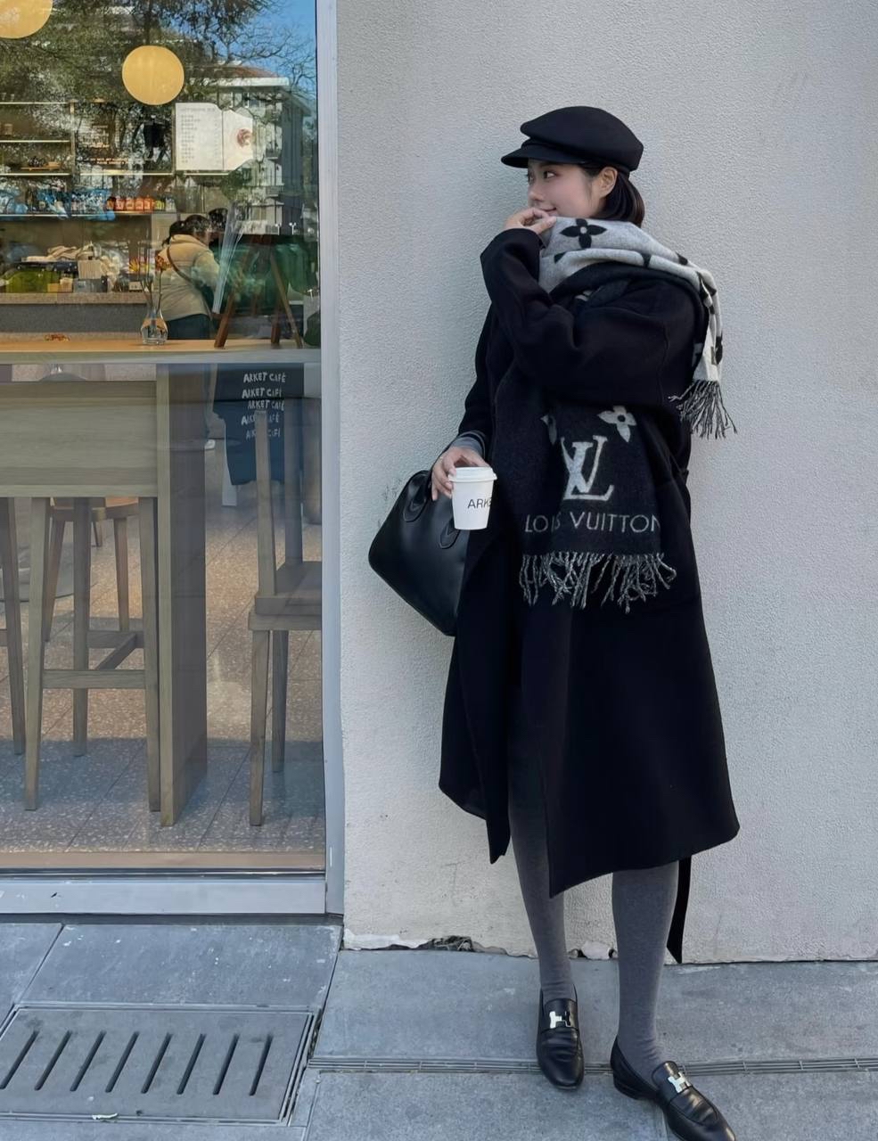 在途有💖冬天熱賣款‼️M71040 LV Reykjavik Scarf  100% cashmere 190x45cm   