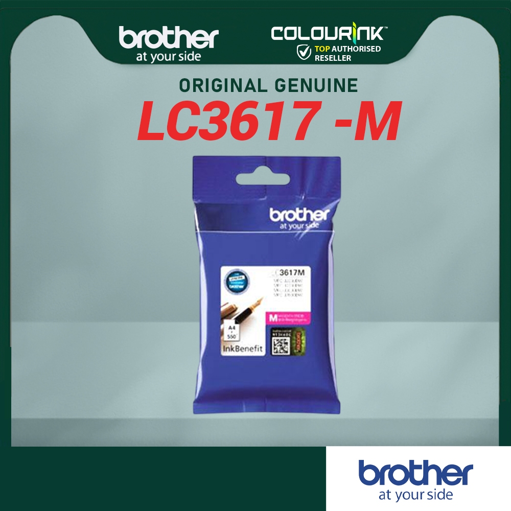 Brother LC3617 Original Cyan Ink Cartridge MFC-J2330dw /J2730dw / J3530dw / J3930dw lc-3617 lc3619xl