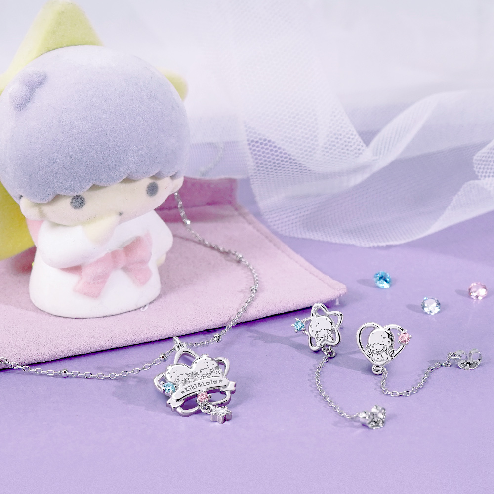 📦訂購 台灣限定 STORY 故事銀飾 X 三麗鷗 Sanrio Little Twin Stars 50th星舞系列 雙子星晶鑽純銀戒指