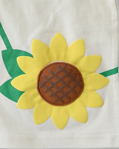 🆕【⭐訂購⭐】 🇯🇵日本直送 🌀太陽花🌻凸印刺繡短袖T恤［3款選］🌀[ELEA-0078][260608]