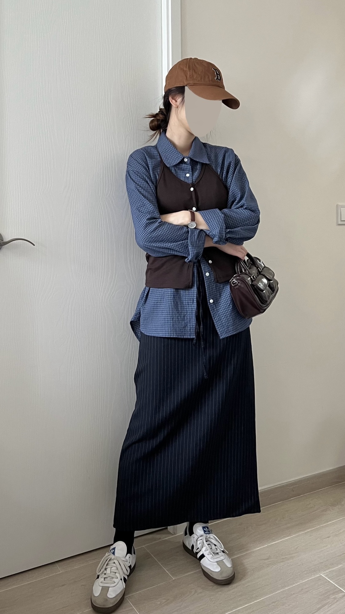 韓妹必備掛脖背心 