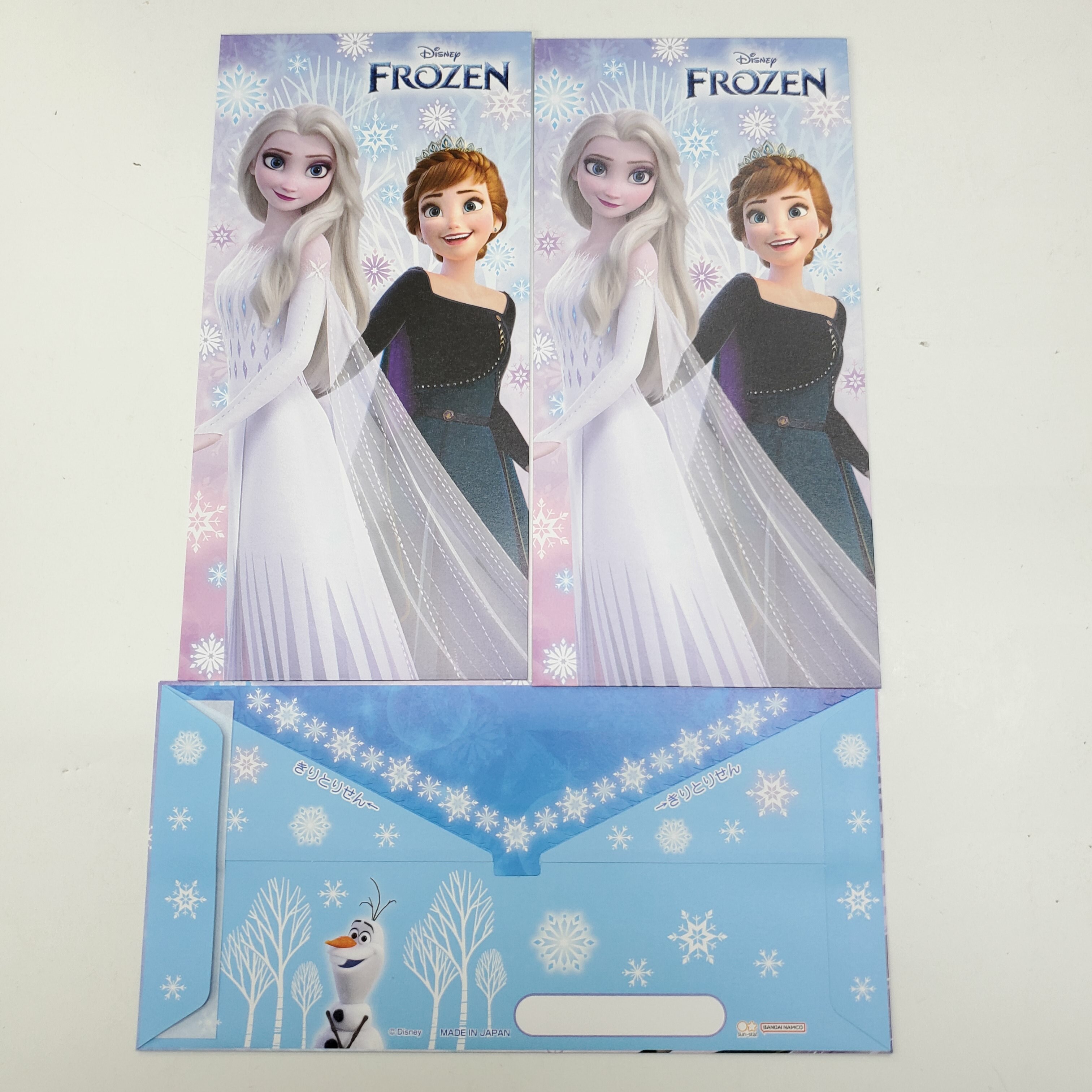 [現貨] [日本製] FROZEN | 長型利是封 3枚入 {TF2311188}