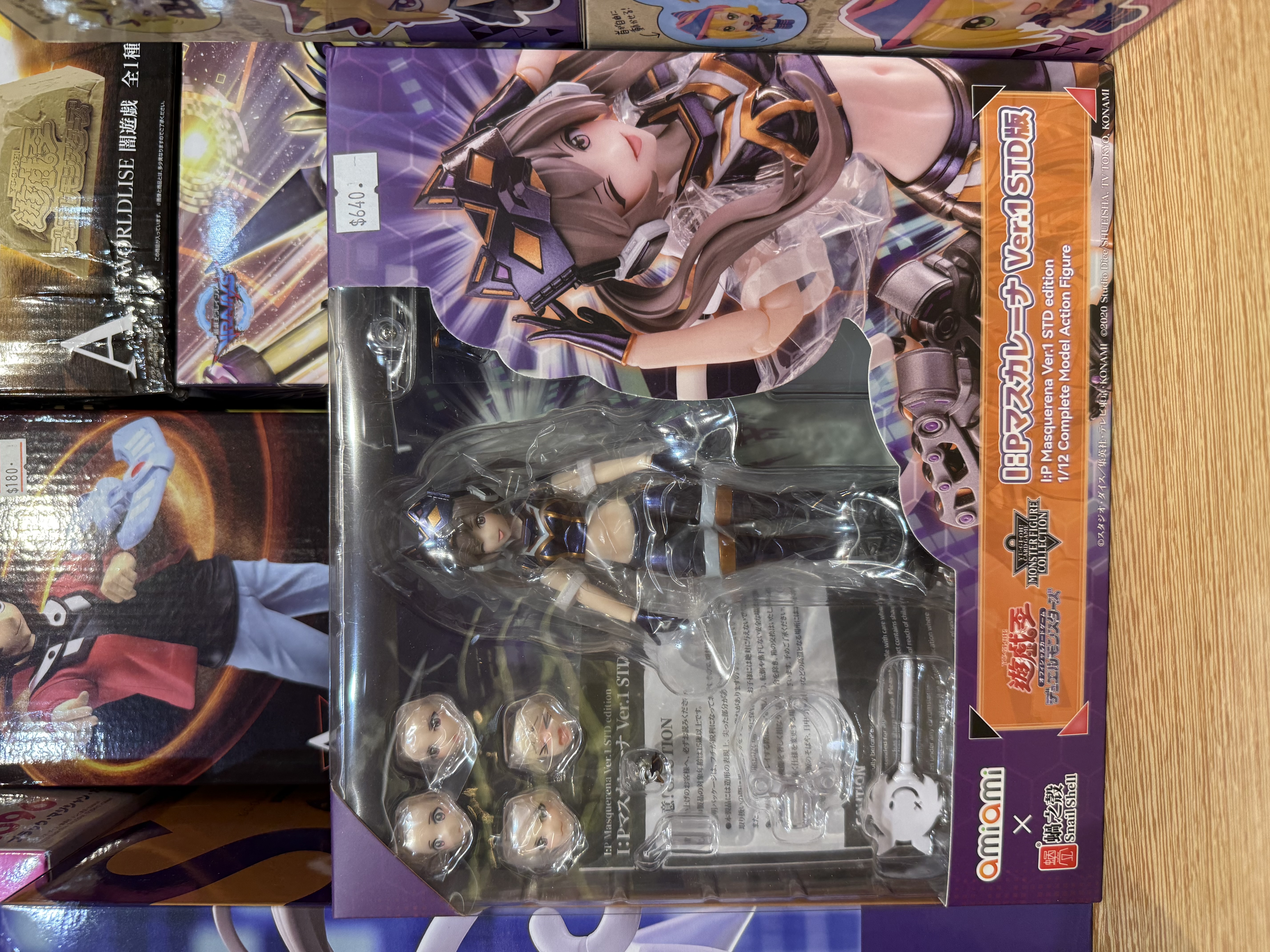 amiami x 蝸之殼 遊戲王 I:P 百變萊娜 Ver.1 STD 版 1/12 完成品可動模型