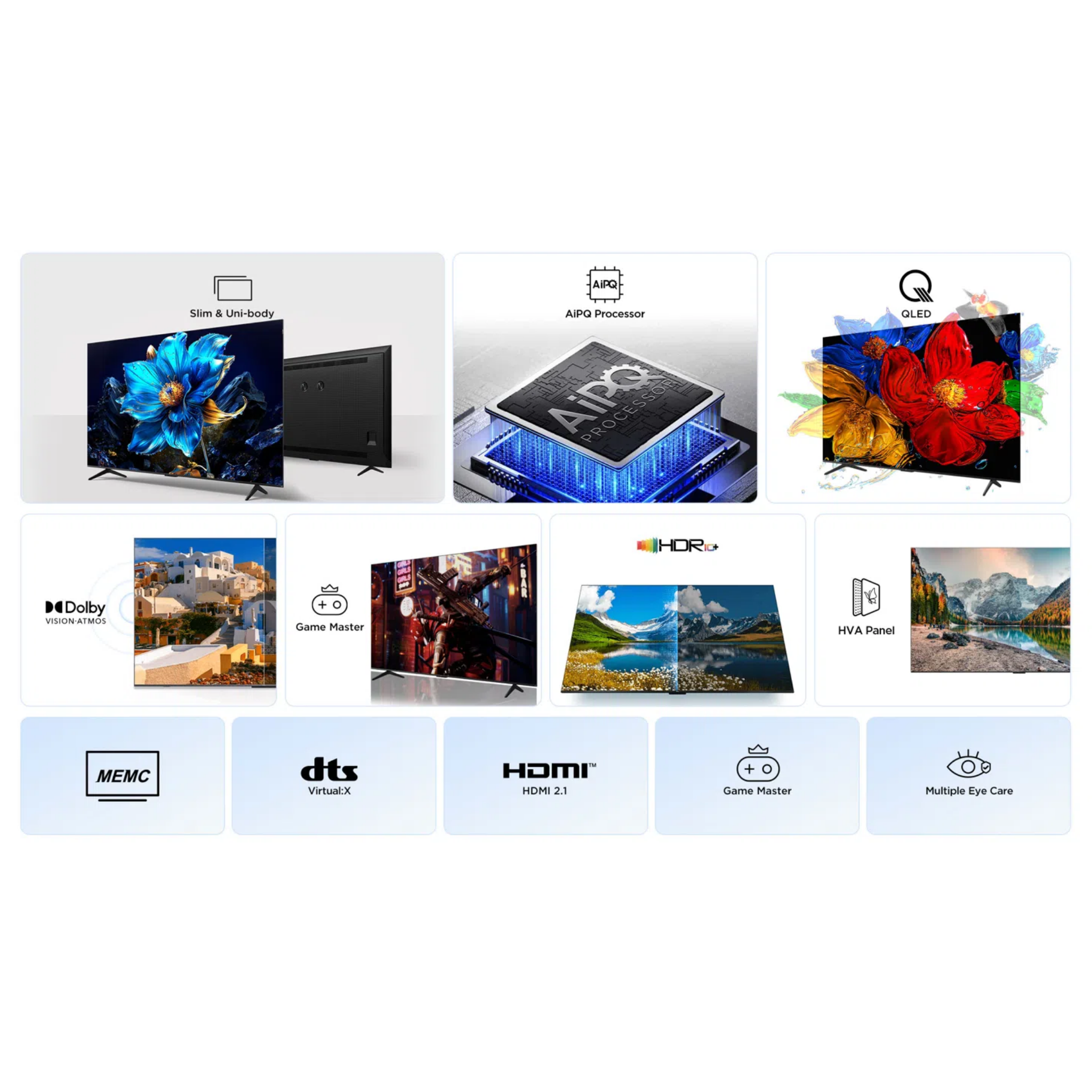 TCL 55" P7K Series QLED 4K Google TV (55P7K)