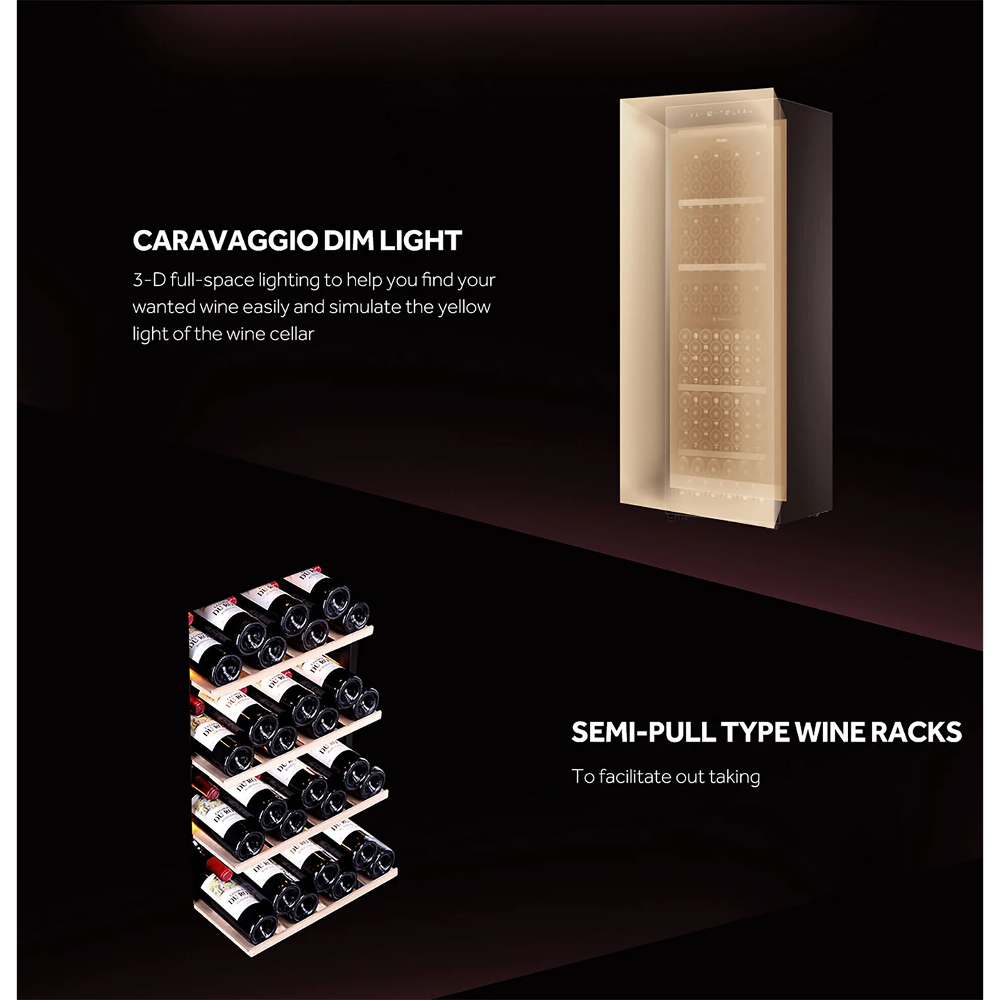 Haier 201 Bottles Wine Chiller (HWS-201GD)