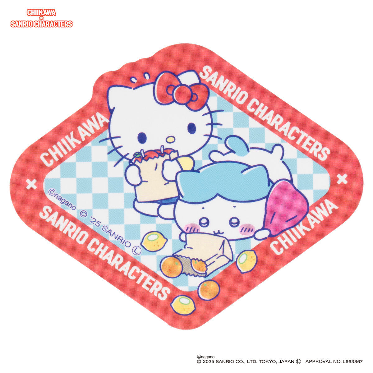 日本 Chiikawa x Sanrio characters 手機貼紙