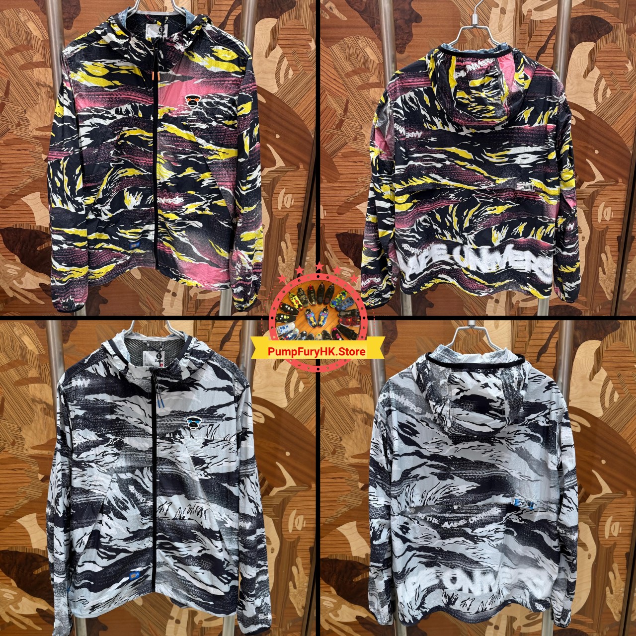 AAPE AAPEUNVS patterned hooded jacket (7776)