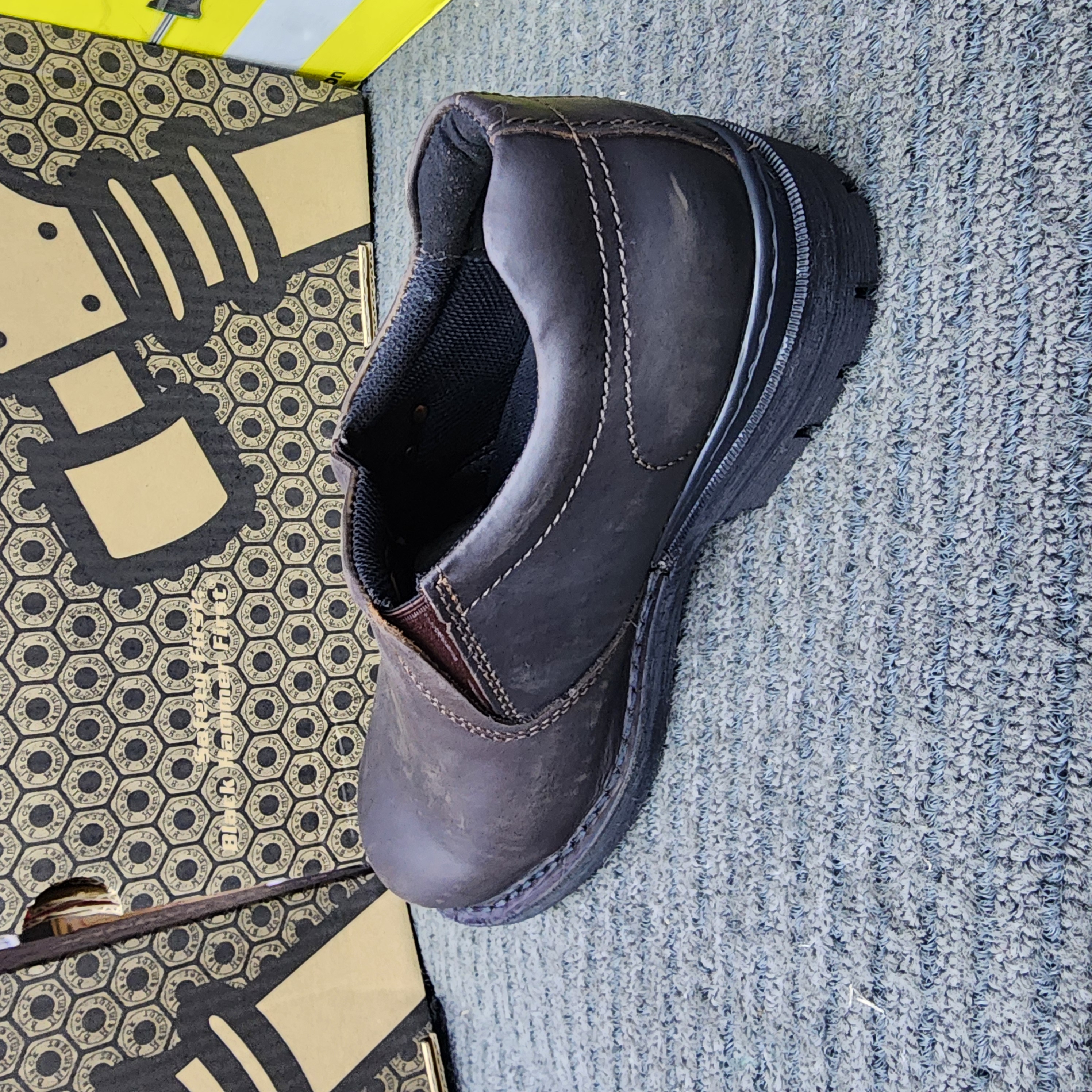 Black Hammer 4000 BH 4659 Series Low cut Slip on Safety Shoes Kasut Keselamatan