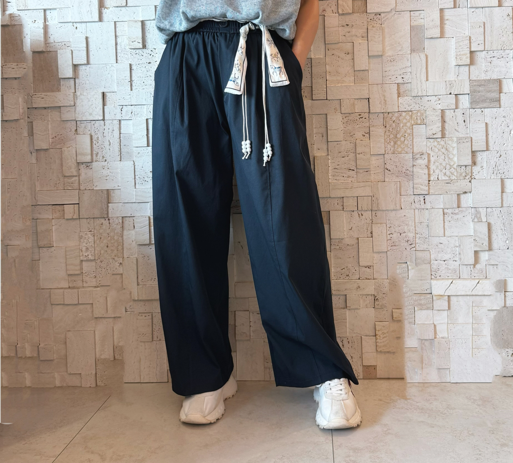 B00567 薄料滑身百搭闊褲✨ 