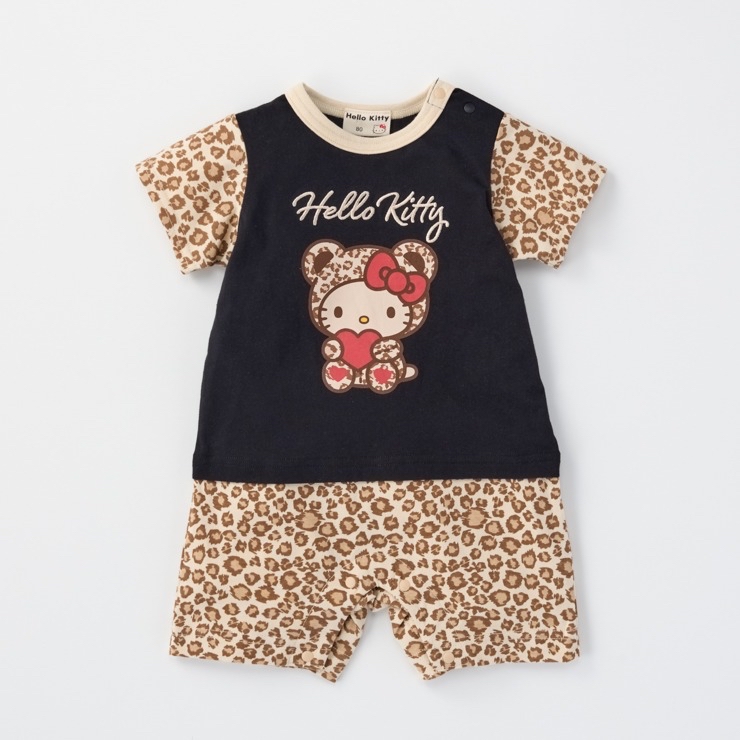 🇯🇵限量預訂 日本直送🇯🇵Hello Kitty人物印花豹紋短袖連身服