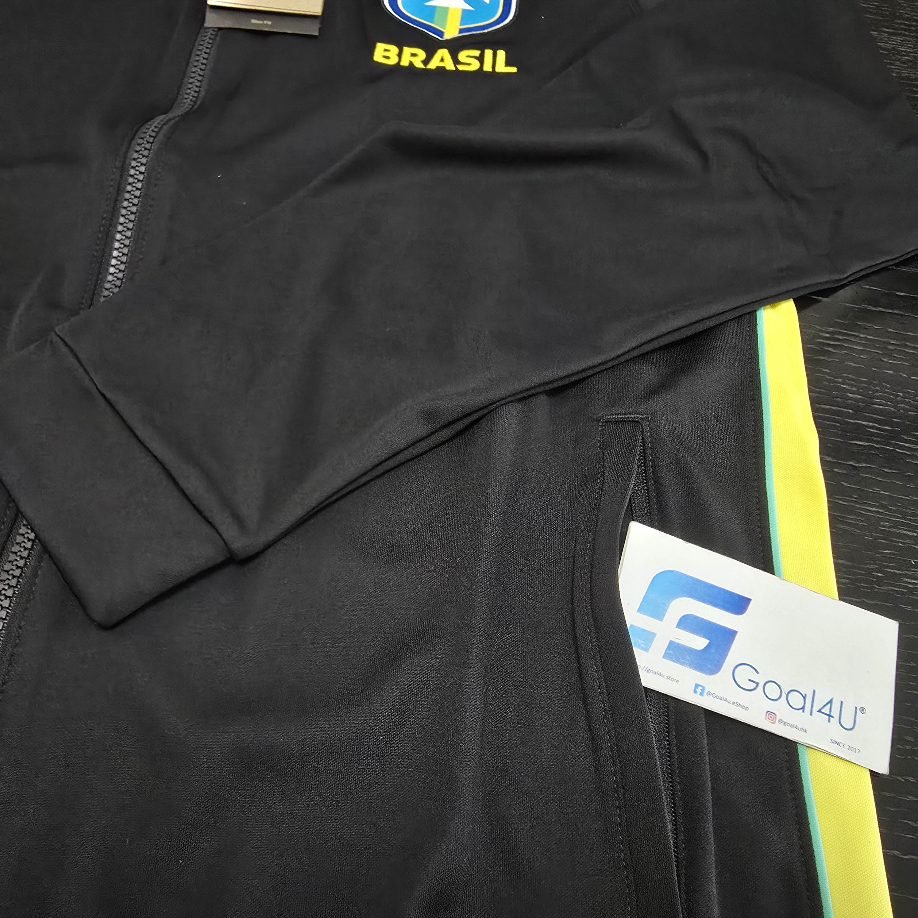 Nike x Jordan Brazil 巴西 2026 黑色 Track Jacket IQ3298