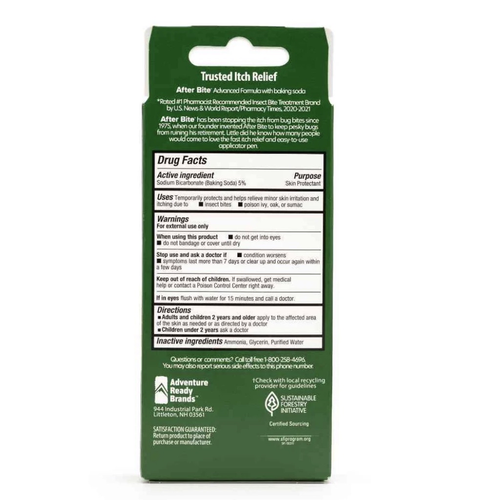 加拿大直送  🇨🇦After Bite 止痕膏  4支裝 （4x20g）