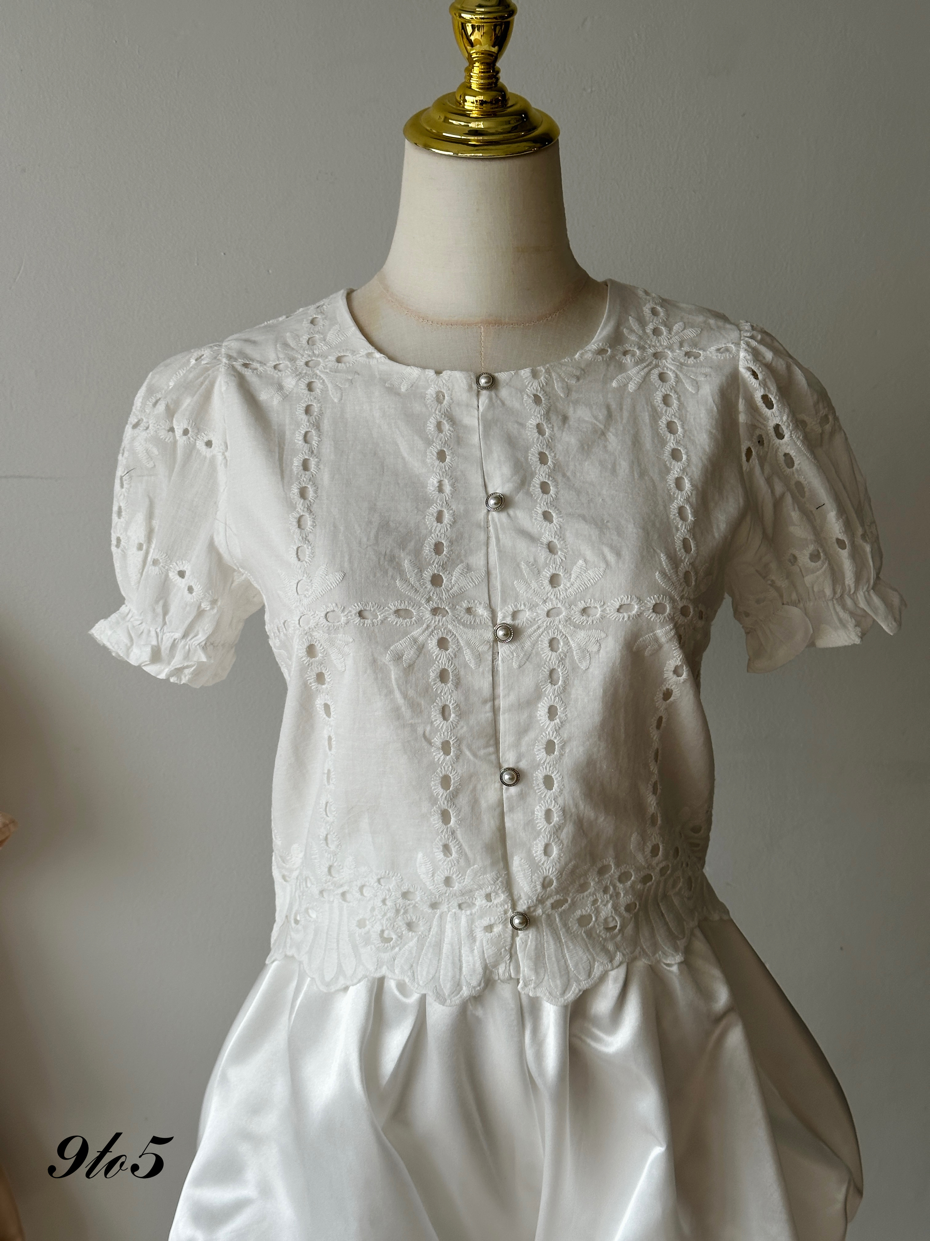 D2317 Floral Top with Tulip Skirt Set - 3 Colors