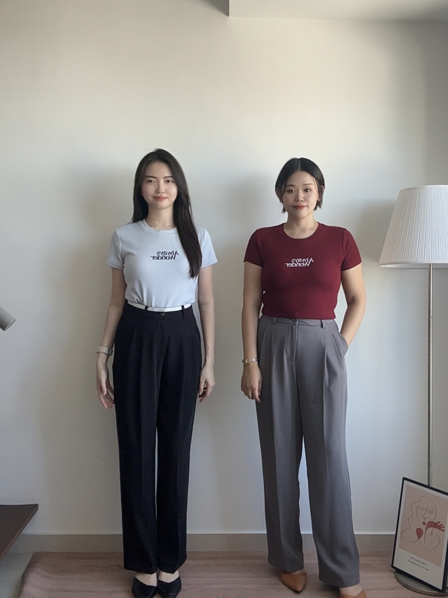 T4367 Embroidery Wording Crop Top - 4 Colors 