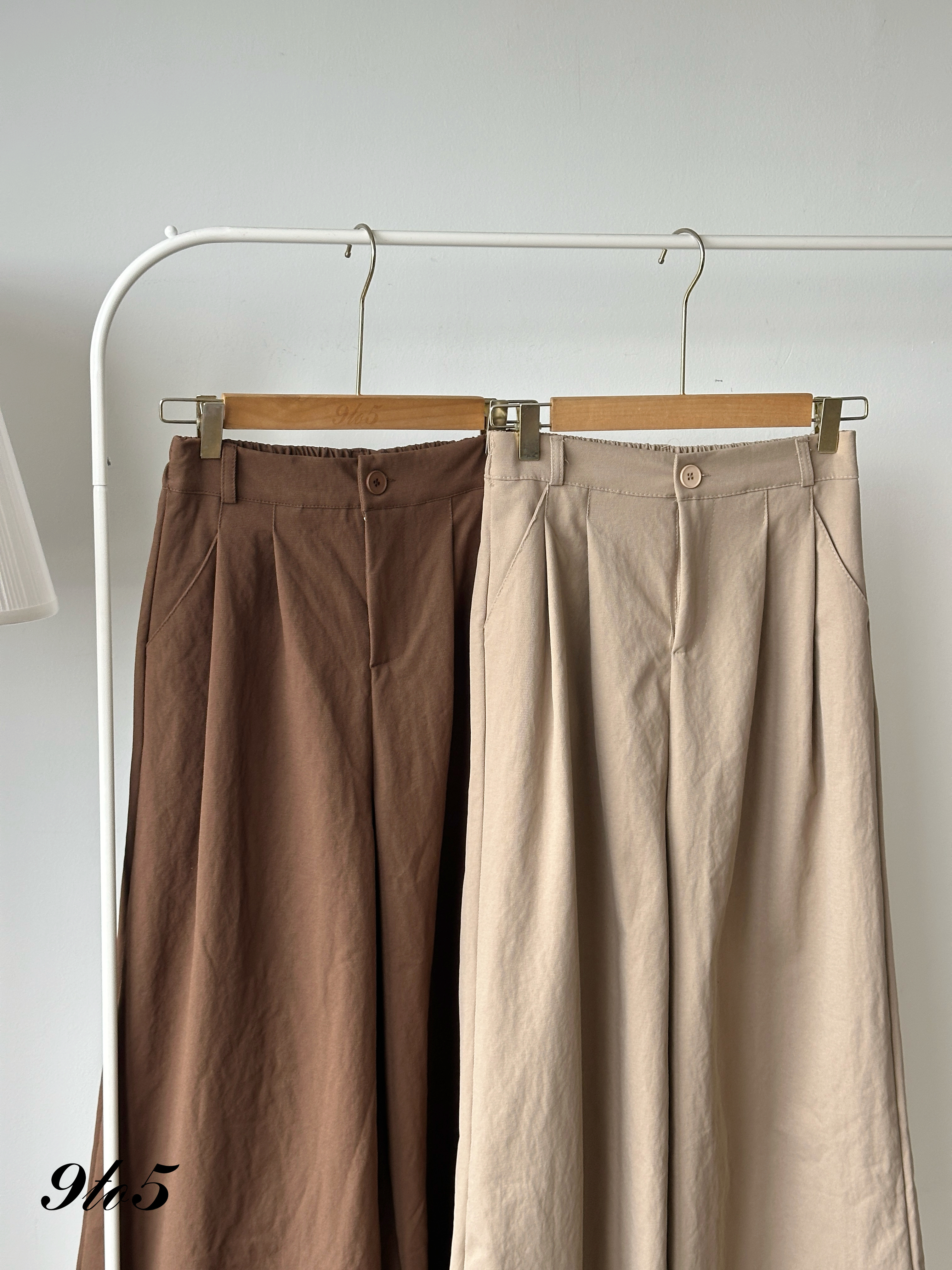 S1886 Wide Leg Long Pants - 5 Colors 
