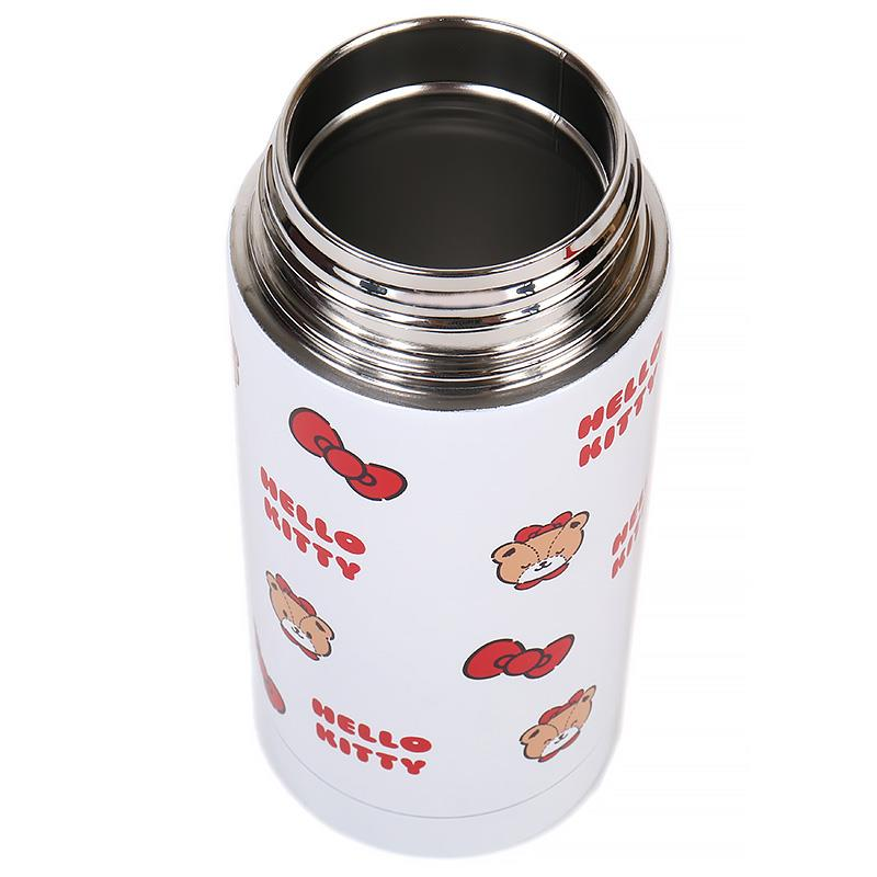 【日本直送】Sanrio Hello Kitty / My Melody 保溫保冷不鏽鋼水樽 360ml｜可愛臉型杯蓋