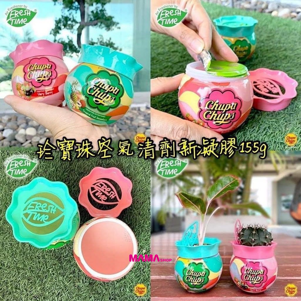 泰國直送🇹🇭 泰國Chupa Chups珍寶珠空氣清新凝膠香薰座155g