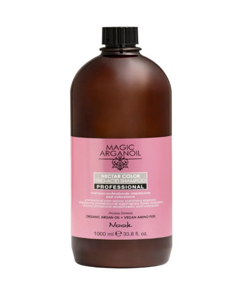 Nook Magic Arganoil Nectar Color Pro-Acid Shampoo 蜜露酸性色彩維護洗髮露 1000ml (專業級)