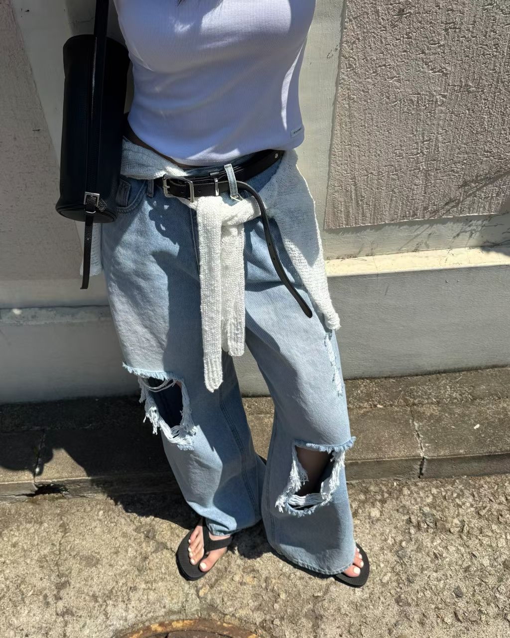東大門女裝 | Torn jeans