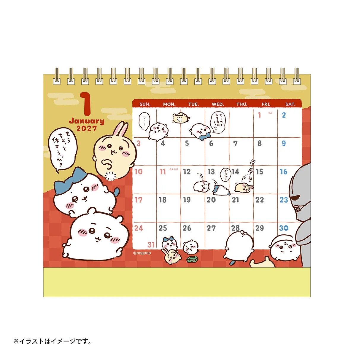🌸 【預訂】2027 Calendar - Chiikawa 9/10 新品