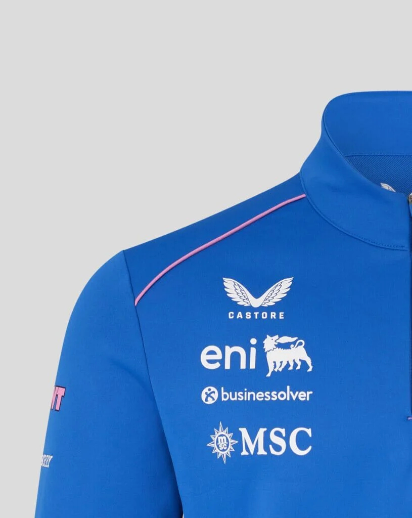 Castore F1 Alpine 車隊 2026 官方拉鍊式保暖衣 TU15420