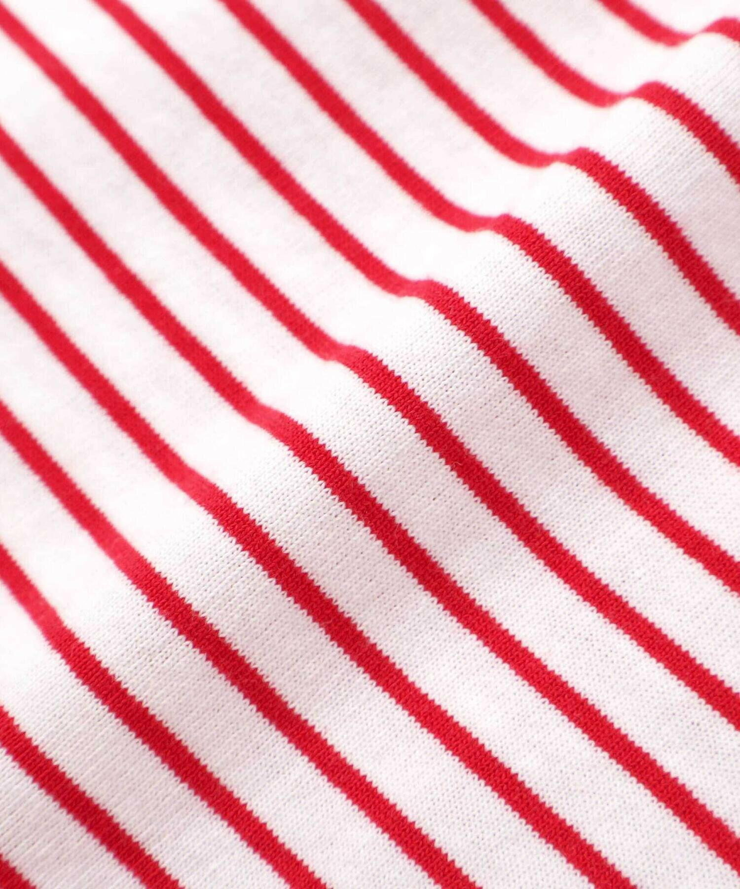 🇯🇵預訂 日本直送🇯🇵Slap Slip x Swimmer x Sanrio系列兩色人物印花亮片愛心蕾絲荷葉邊領口條紋短袖上衣