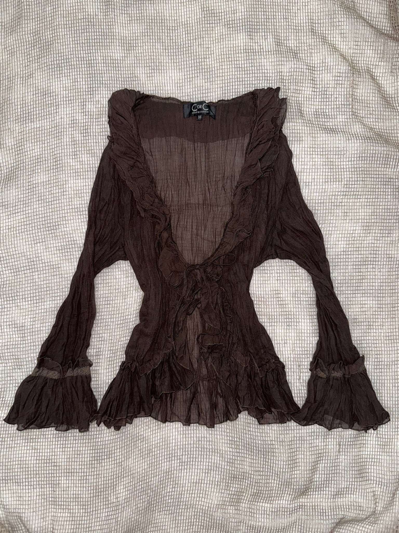 Ethereal Bell-Sleeve Fairy Blouse