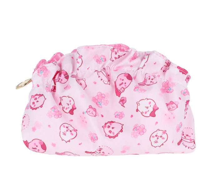日本限定 Chiikawa 櫻花荷葉邊筆袋 